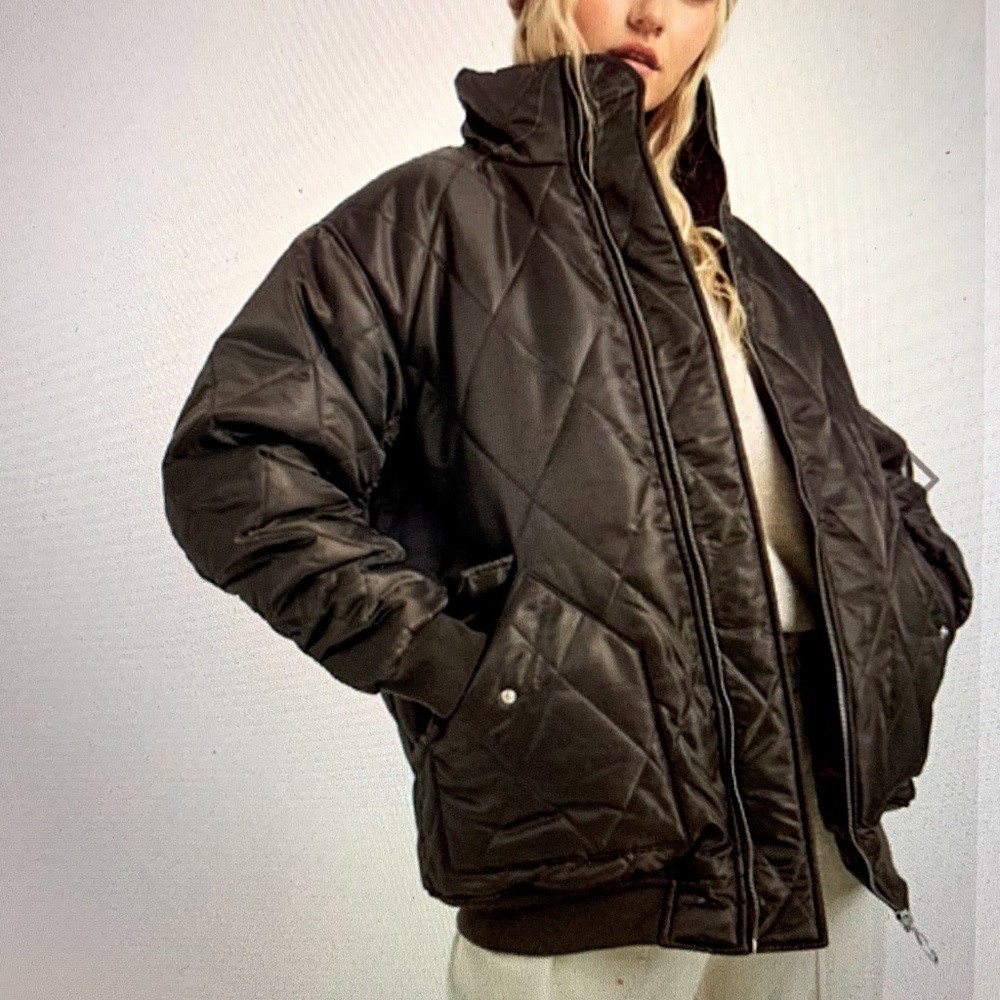 ASOS DESIGN hero quilted oversized bomber jacket